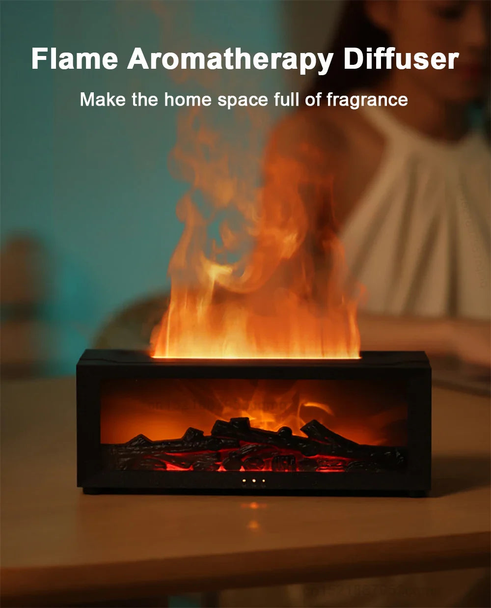 FlameFusion Luxe - Beleef luxe, warmte en geur met de stijlvolle FlameFusion diffuser.