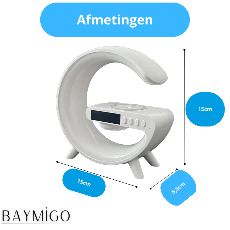 Eclipse Luxe 🌙✨ – Nachtlamp met Wekker Functie | 50% Korting