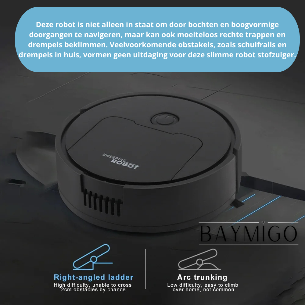 De Ultieme 3-in-1 Slimme Robot: Stofzuigen, Vegen & Dweilen voor een Moeiteloze Schoonmaak
