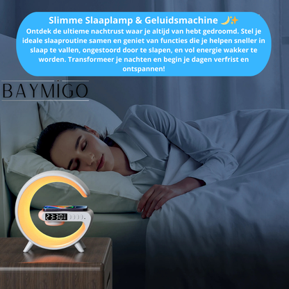 Eclipse Luxe 🌙✨ – Nachtlamp met Wekker Functie | 50% Korting