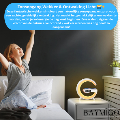 Eclipse Luxe 🌙✨ – Nachtlamp met Wekker Functie | 50% Korting