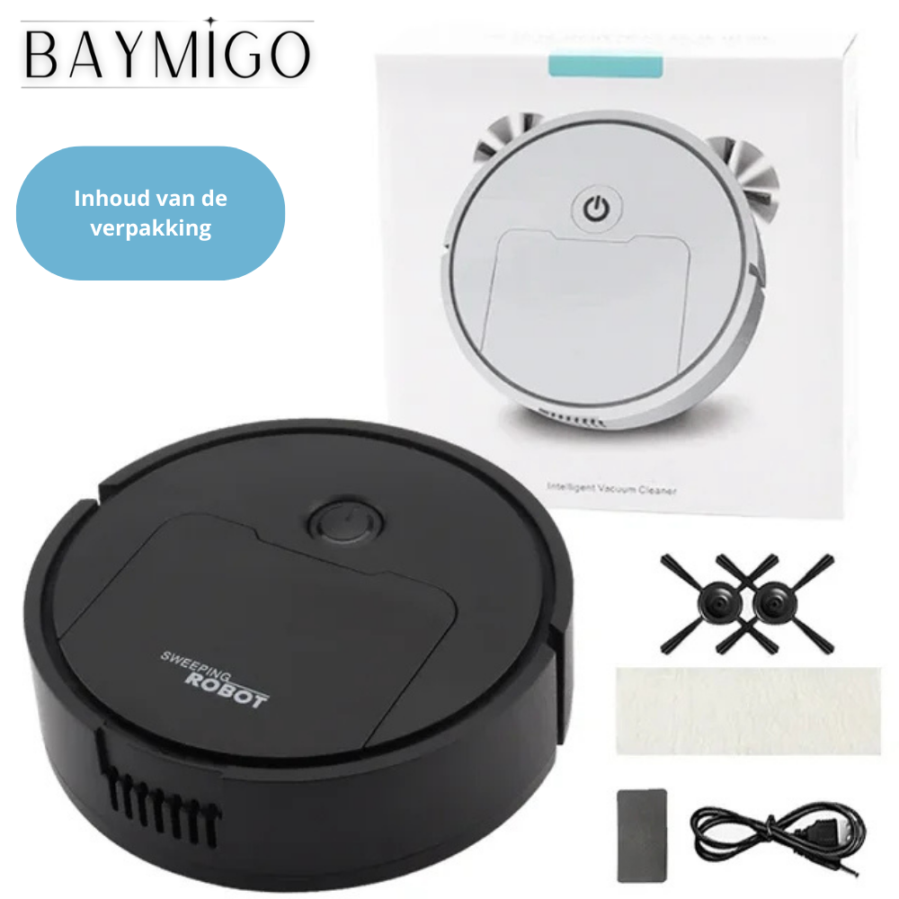 De Ultieme 3-in-1 Slimme Robot: Stofzuigen, Vegen & Dweilen voor een Moeiteloze Schoonmaak