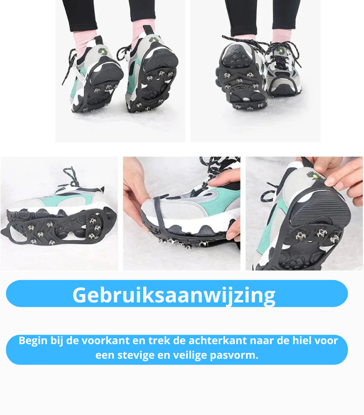 Antislip IJsschoenen voor Veilig & Zorgeloos Wandelen in de Winter