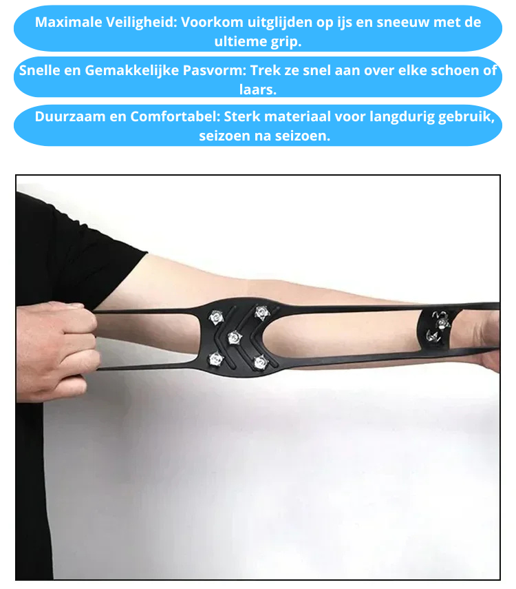 Antislip IJsschoenen voor Veilig & Zorgeloos Wandelen in de Winter