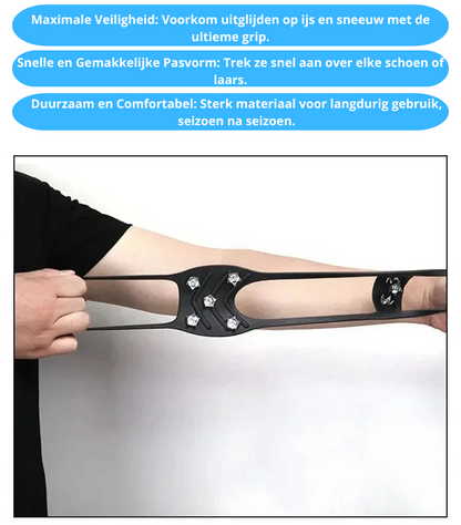 Antislip IJsschoenen voor Veilig & Zorgeloos Wandelen in de Winter