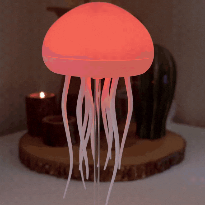 JellyGlow LED Lamp: Betoverend Zeeleven voor in Huis!