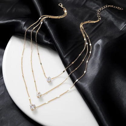 Elegante Hartvormige Zirkoon Hanger Ketting | AANBIEDING